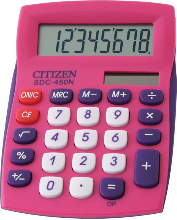 Калькулятор Citizen SDC-450NYLCFS