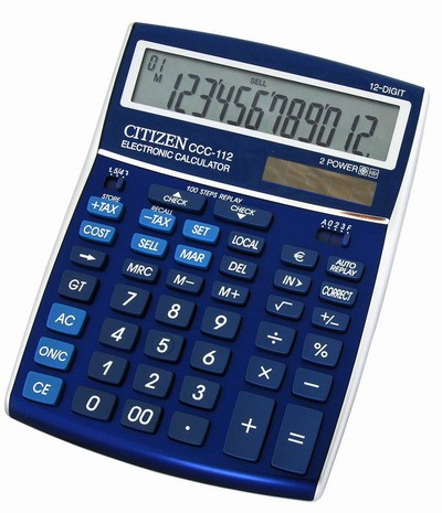 Калькулятор Citizen CCC-112BLWB