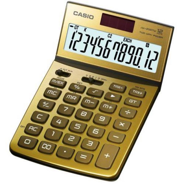 Калькулятор Casio JW-200TW-GD-S-EH
