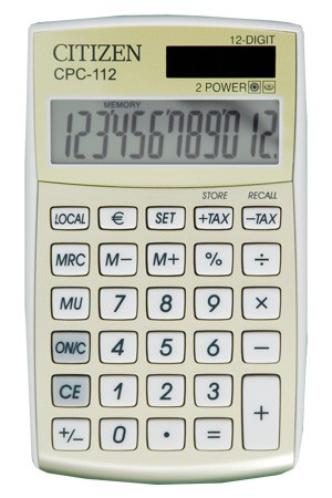 Калькулятор Citizen CPC-112GL