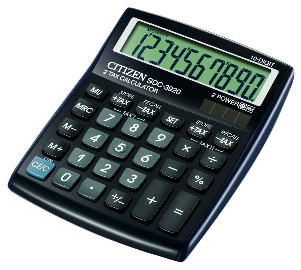 Калькулятор Citizen SDC-3920BP