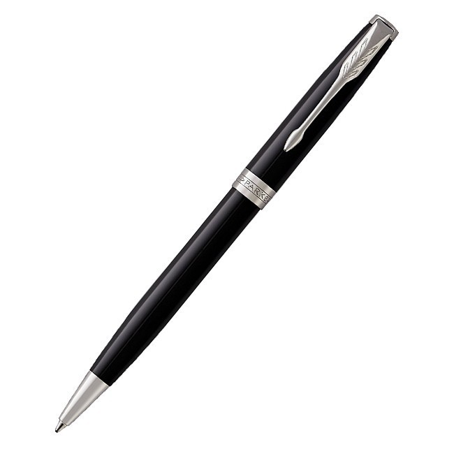 Шариковая ручка Essential Matte Black CT Slim Parker Sonnet