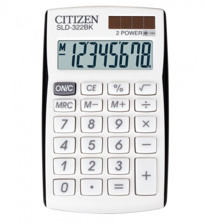 Калькулятор Citizen SLD-322BK