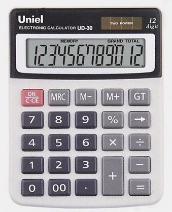 Калькулятор Uniel UD-30