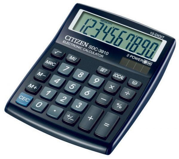 Калькулятор Citizen SDC-3910BP
