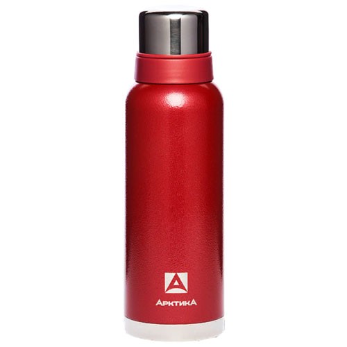 Термос Арктика (1,2 литра) с узким горлом американский дизайн, красный