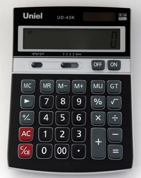 Калькулятор Uniel UD-43K