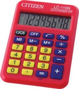 Калькулятор Citizen LC-110NRDBP