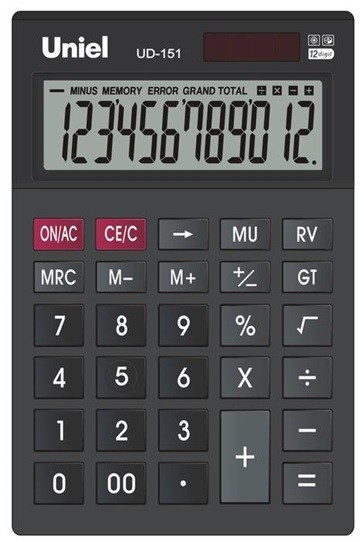 Калькулятор Uniel UD-151K