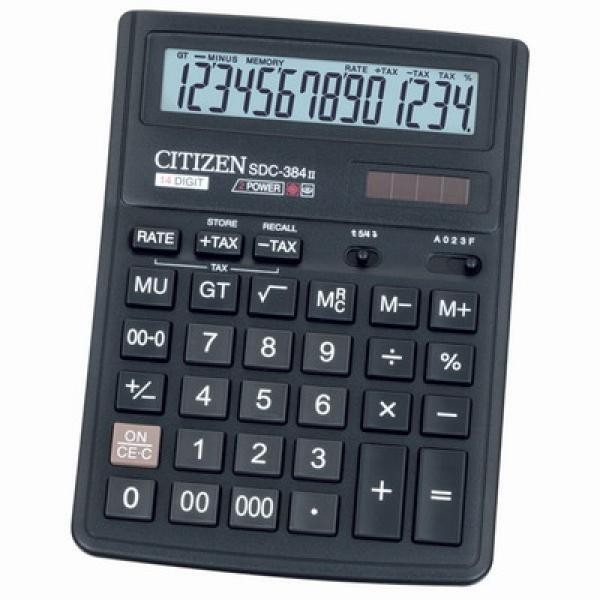 Калькулятор Citizen SDC-382II