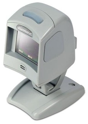 Серый сканер штрих-кода Datalogic Magellan 1100i с подставкой