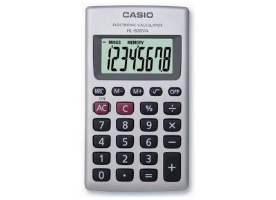 Калькулятор Casio HS-8VA-S-EH