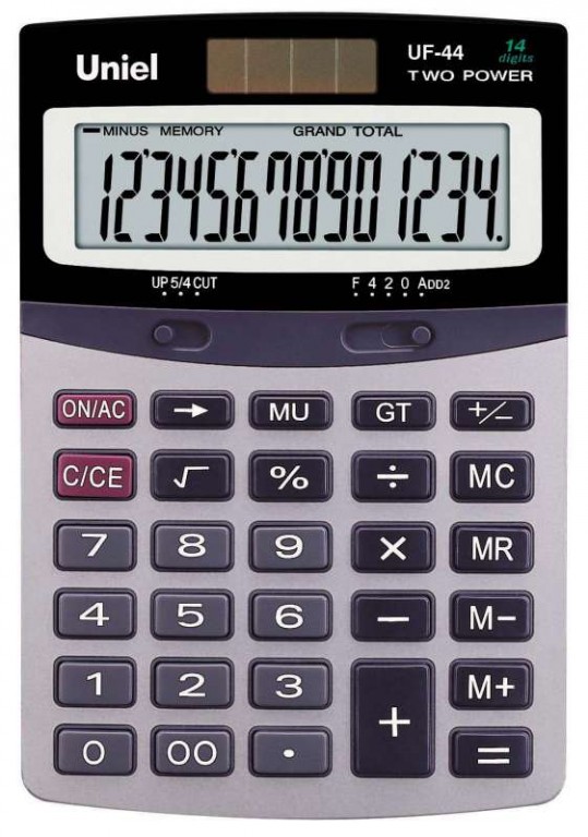Калькулятор Uniel UF-44