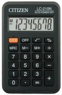 Калькулятор Citizen LC-210N