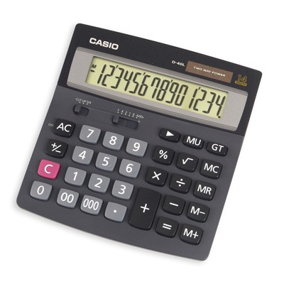 Калькулятор Casio D-40L-S-GH