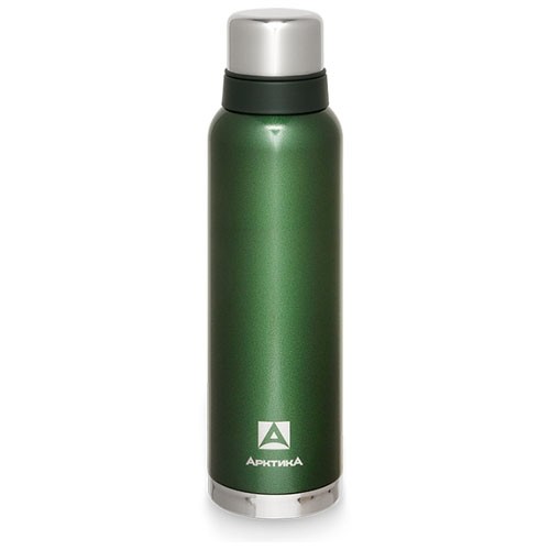 Термос Арктика (1,6 литра) с узким горлом американский дизайн, зеленый