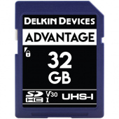 Карта памяти Delkin Devices Advantage SDXC 32GB 633X UHS-I Class 10 V30 (DDSDW63332G)