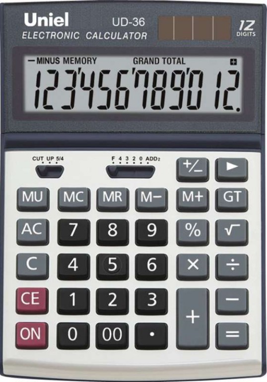 Калькулятор Uniel UD-36