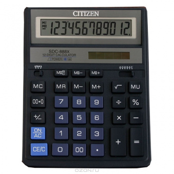 Калькулятор Citizen SDC-888XBL