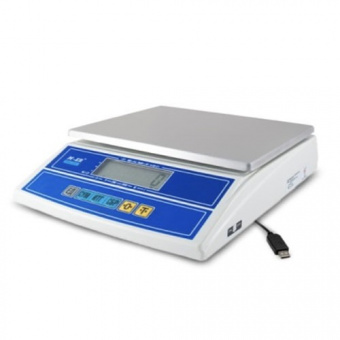 Настольные весы M-ER 326 AFL-15.2 "Cube" c USB-COM LCD