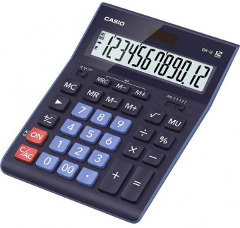 Калькулятор Casio GR-12-BU-W-EP