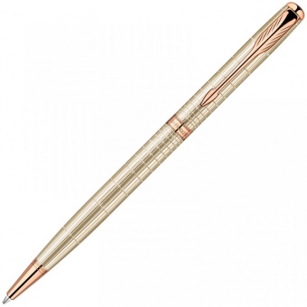 Шариковая ручка Chiselled Silver PGT Slim Parker Sonnet