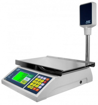 Настольные весы M-ER 324P-15.2 LED "Mark" со стойкой