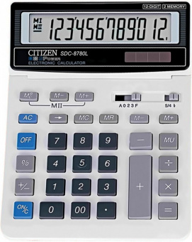 Калькулятор Citizen SDC-8780LII